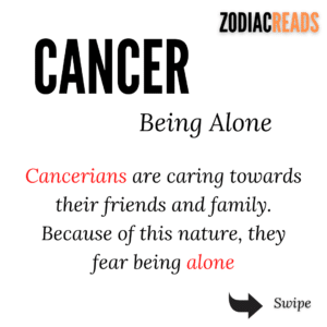 Cancer Zodiac Signs and Fears