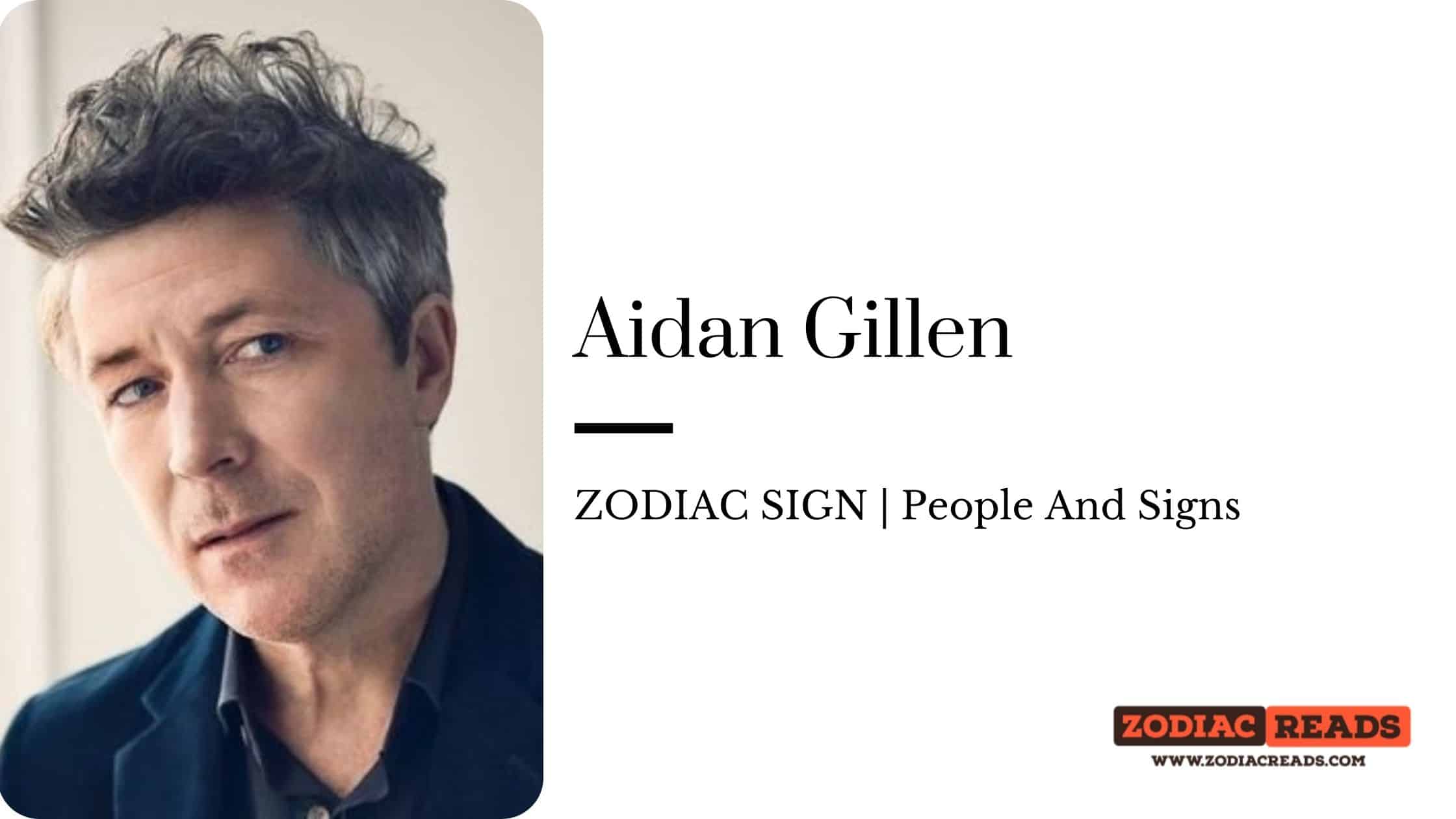 Aidan Gillen zodiac