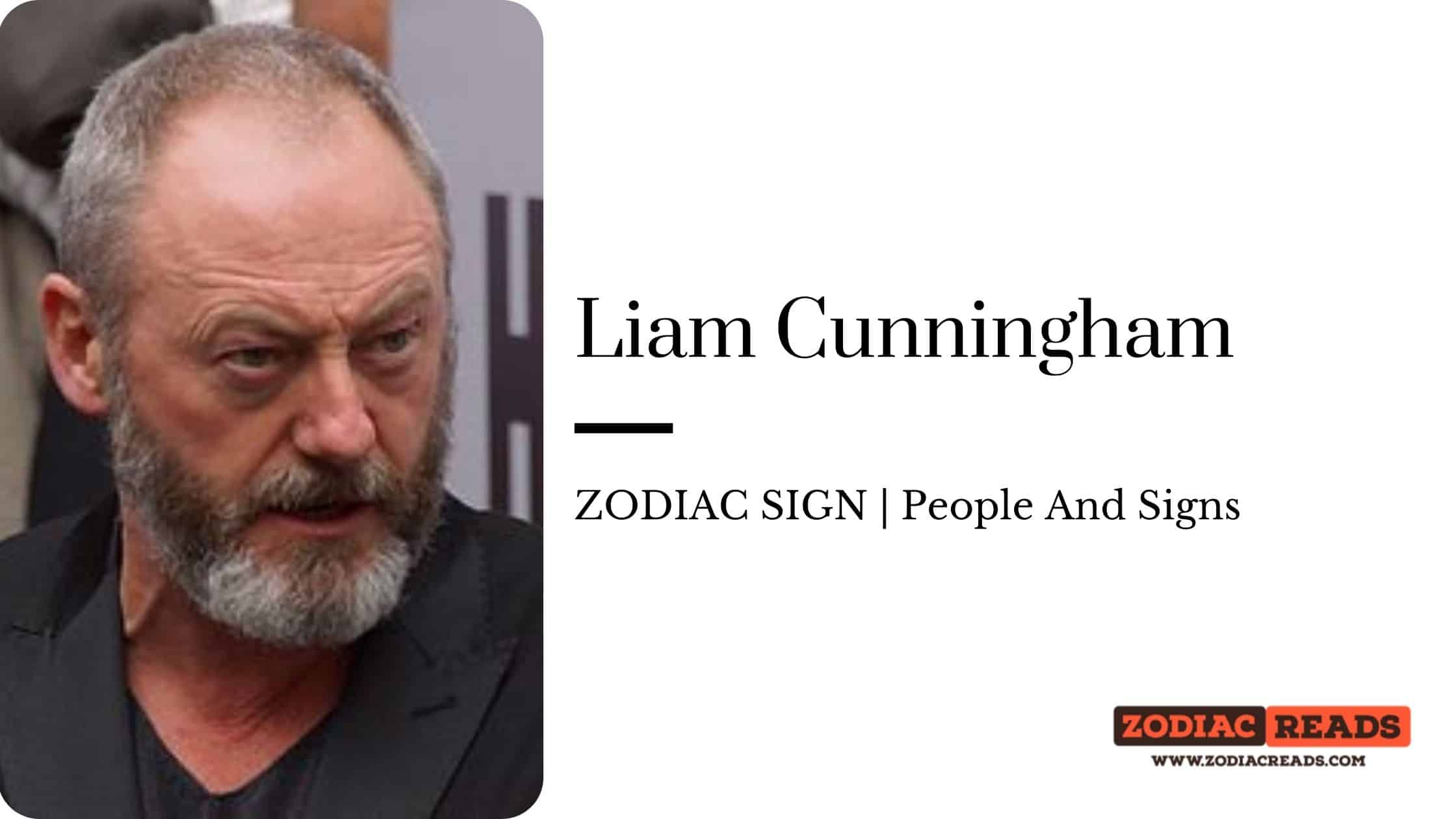 Liam Cunningham zodiac