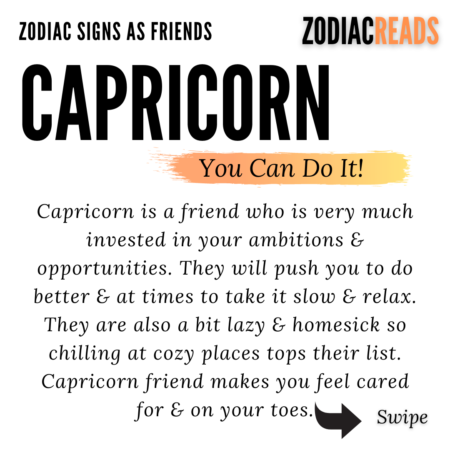 Zodiac Signs as Friend