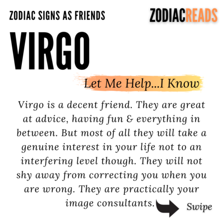 Zodiac Signs as Friend