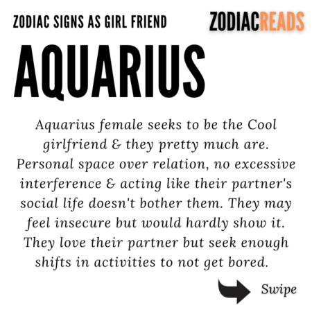 Aquarius as Girlfriend