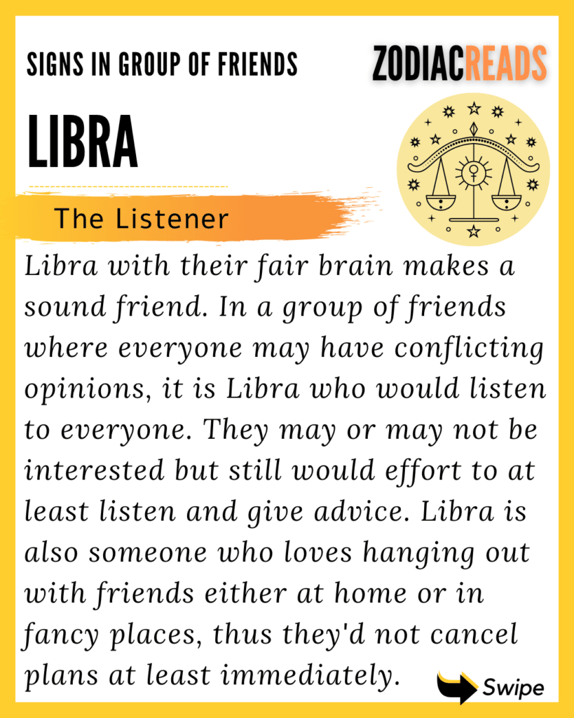 Libra as friend