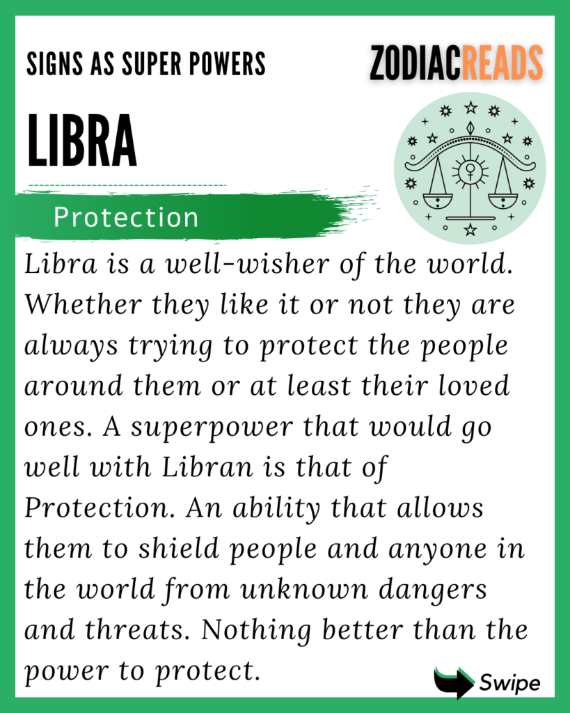 Zodiac Signs as Superpowers Libra