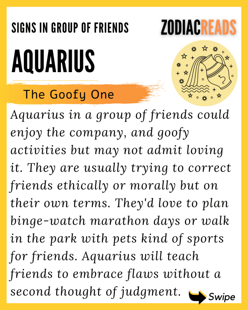 Aquarius as Friend