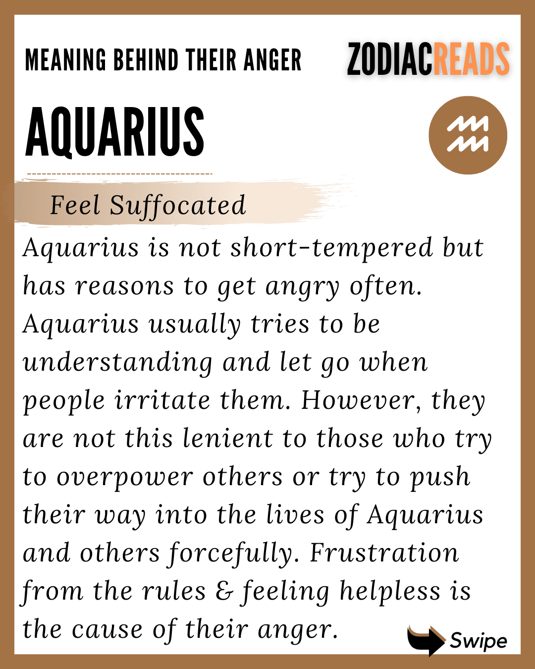 when aquarius is angry