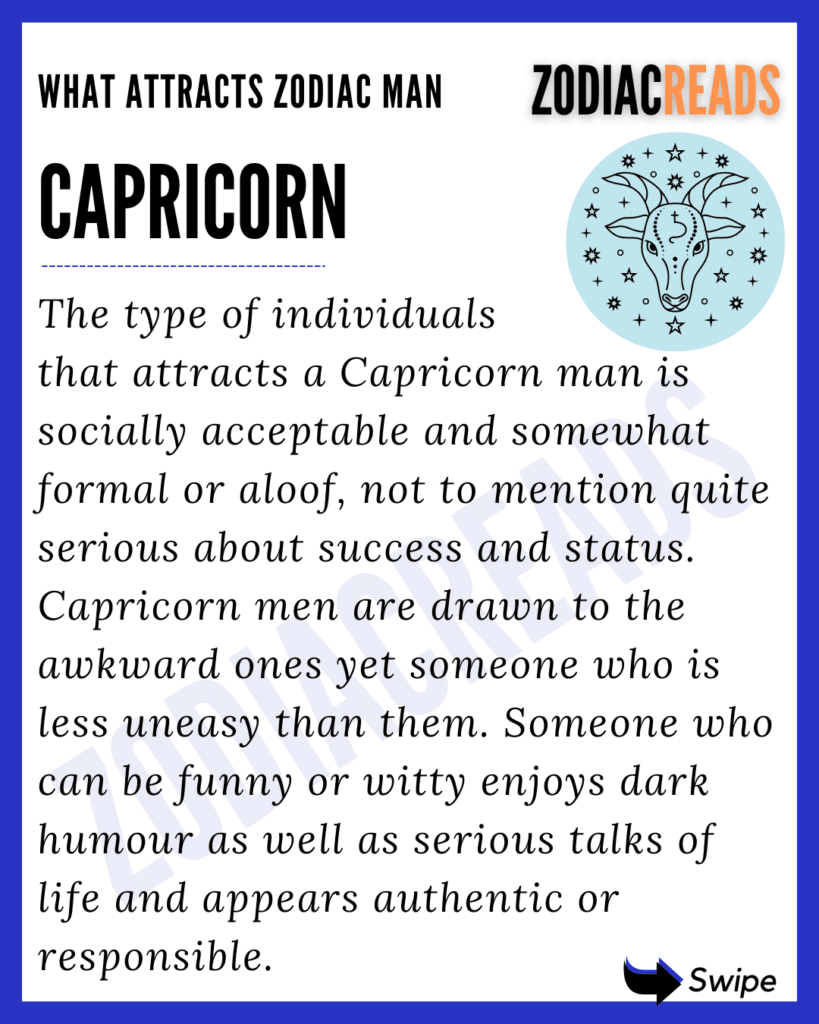 What attracts Zodiac Capricorn Man