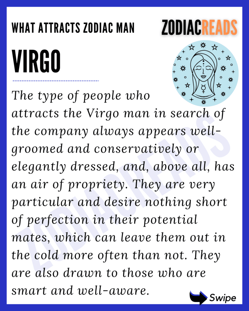 What attracts Zodiac Virgo Man