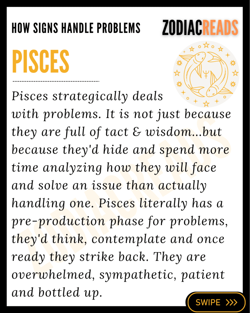 How Pisces Handles Problems