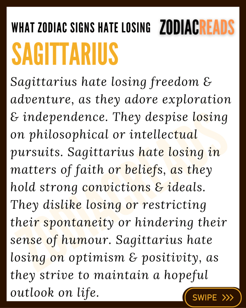 Sagittarius hate the most