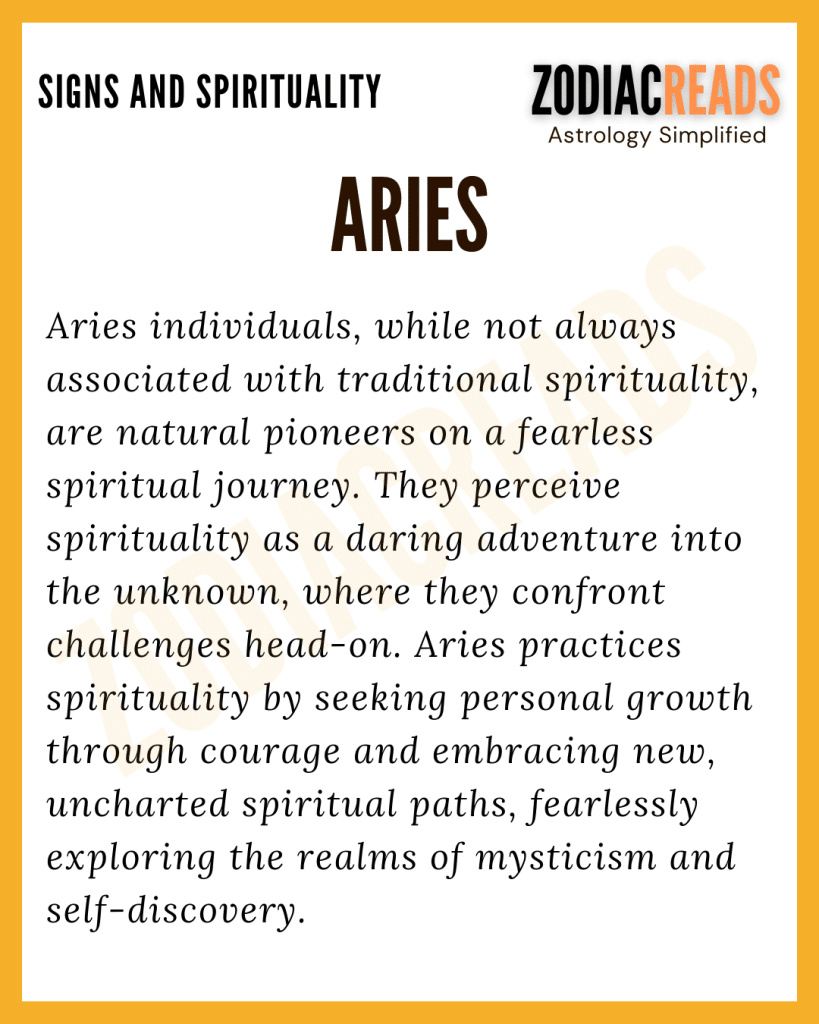 Aries and Spirituality