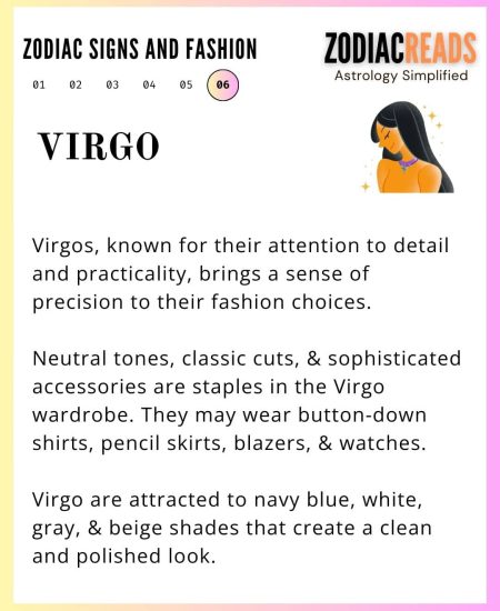 zodiac signs and fashion virgo