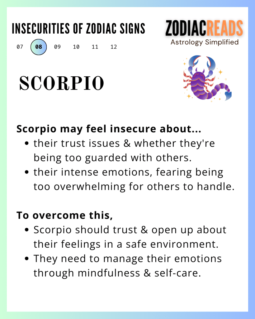 Scorpio and Insecurities