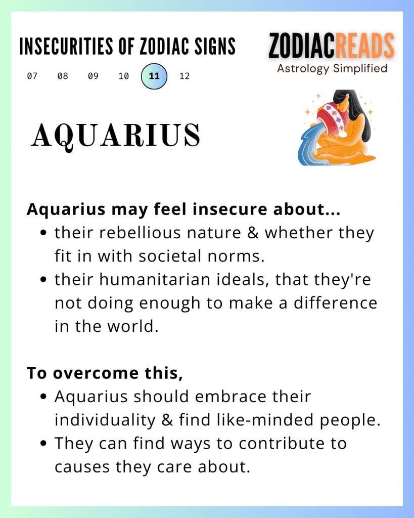 Aquarius and Insecurities
