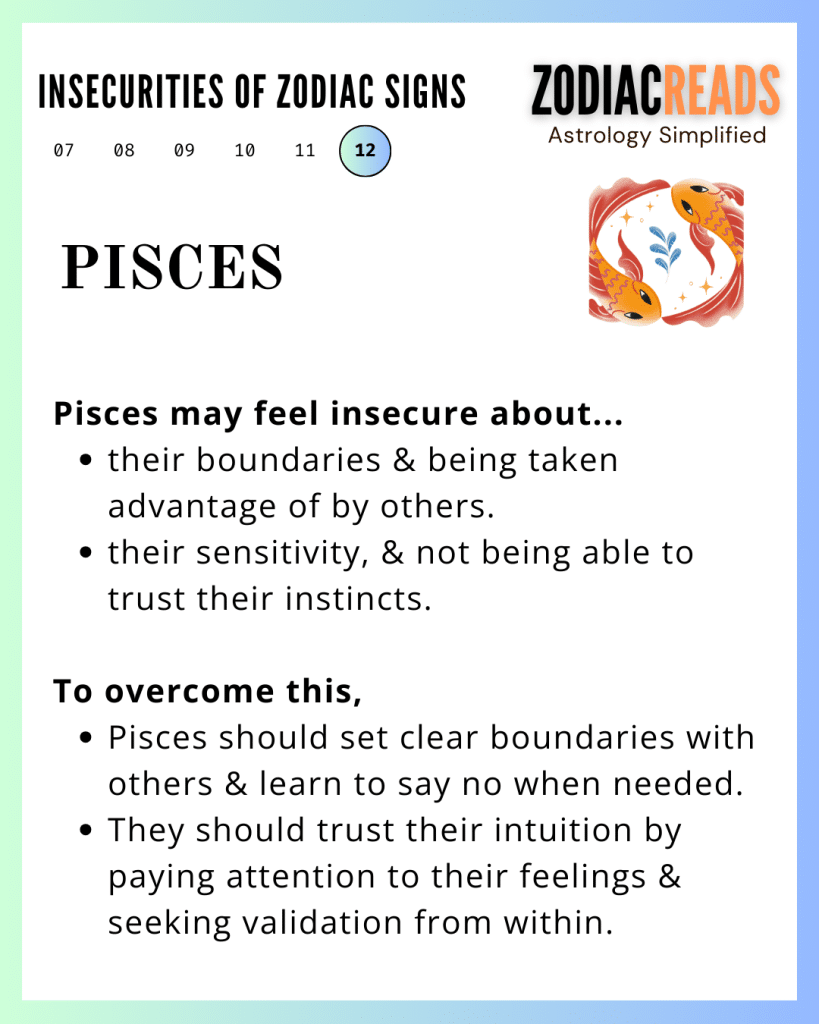 Pisces and Insecurities