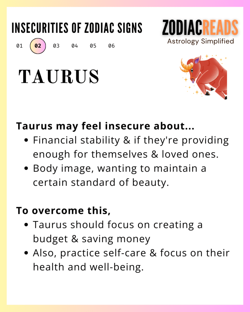 Taurus and Insecurities